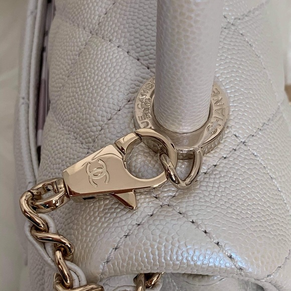 ❌❌Sold❌❌Extra Mini Coco Handle Iridescentwhite - Picture 6 of 16